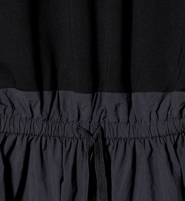 UNITED ARROWS green label relaxing「カット コンビ タフタ フレア ワンピース」|ワンピース|