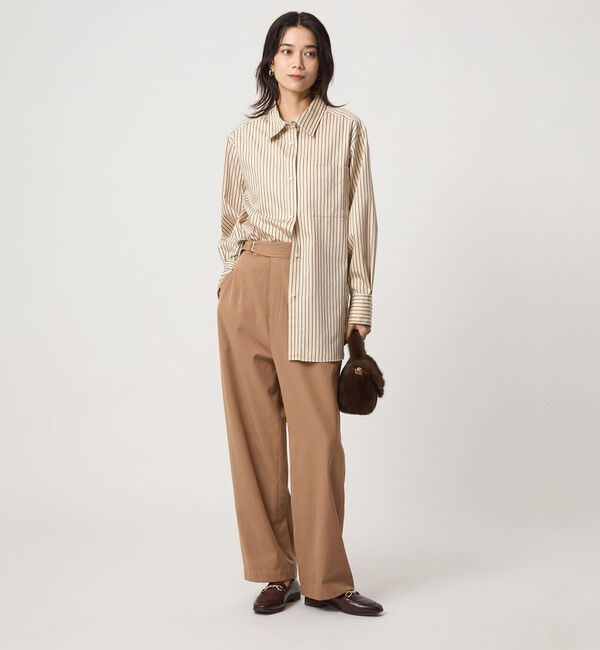 UNITED ARROWS green label relaxing「ベルテッド フォルム パンツ」|その他|