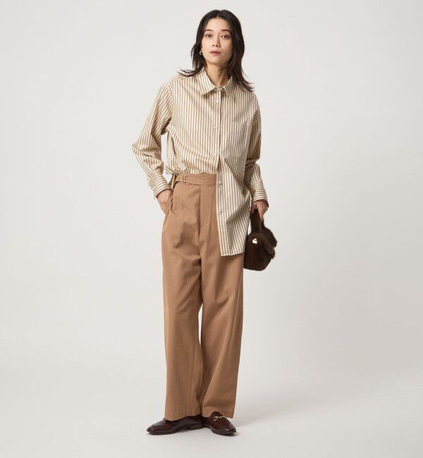 UNITED ARROWS green label relaxing「ベルテッド フォルム パンツ」|その他|