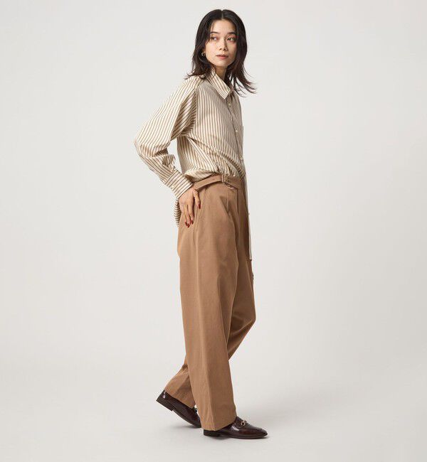 UNITED ARROWS green label relaxing「ベルテッド フォルム パンツ」|その他|