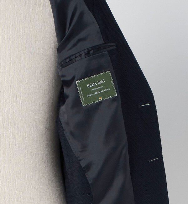 UNITED ARROWS green label relaxing「REDA BLAZER ホップサック 2B RG ジャケット」|テーラードジャケット|