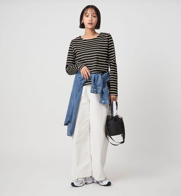 UNITED ARROWS green label relaxing「ブライト ボーダー ロングスリーブ カットソー」|Tシャツ・カットソー|