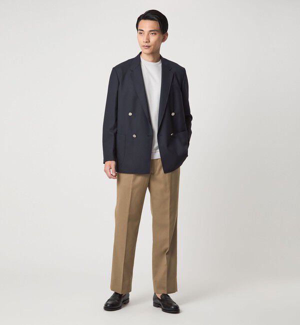 UNITED ARROWS green label relaxing「TW ギャバジン 1プリーツ ドレスチノ パンツ -ウォッシャブル-」|スラックス|