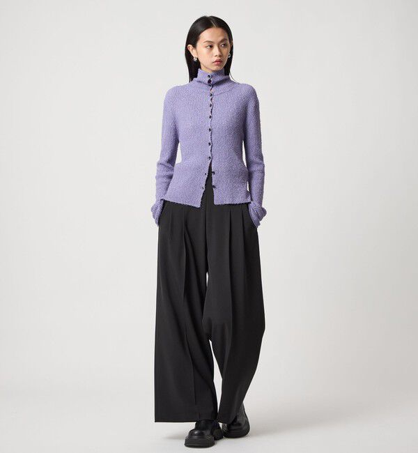 EMMEL REFINES「＜EMMEL REFINES＞EM ハイウエスト ワイドパンツ」|チノ|