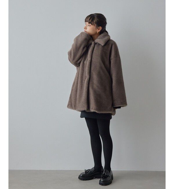 EMMEL REFINES「＜EMMEL REFINES＞EM フェイクファー ミディアム コート」|その他|