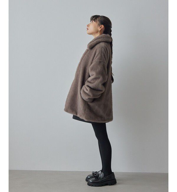 EMMEL REFINES「＜EMMEL REFINES＞EM フェイクファー ミディアム コート」|その他|