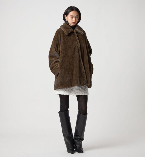 EMMEL REFINES「＜EMMEL REFINES＞EM フェイクファー ミディアム コート」|その他|