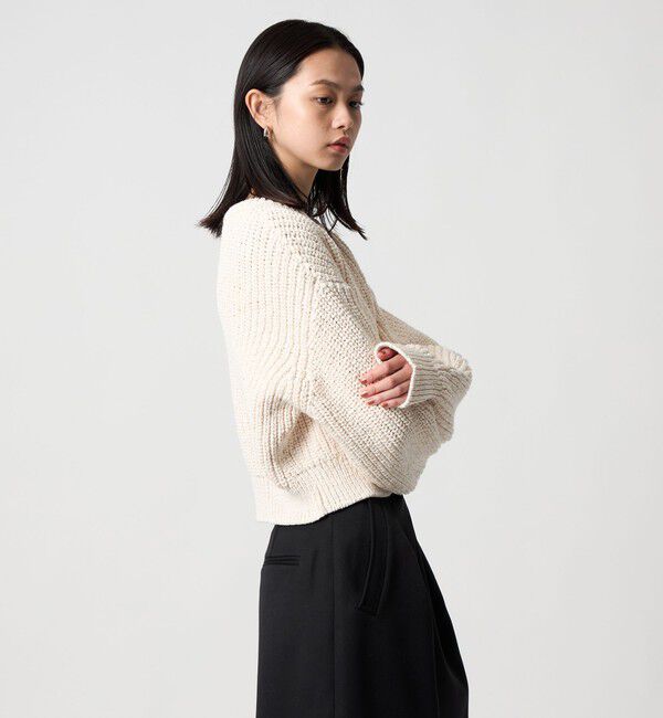 EMMEL REFINES「＜EMMEL REFINES＞EM スラブヤーン カタアゼ ニット プルオーバー」|ニット・セーター|