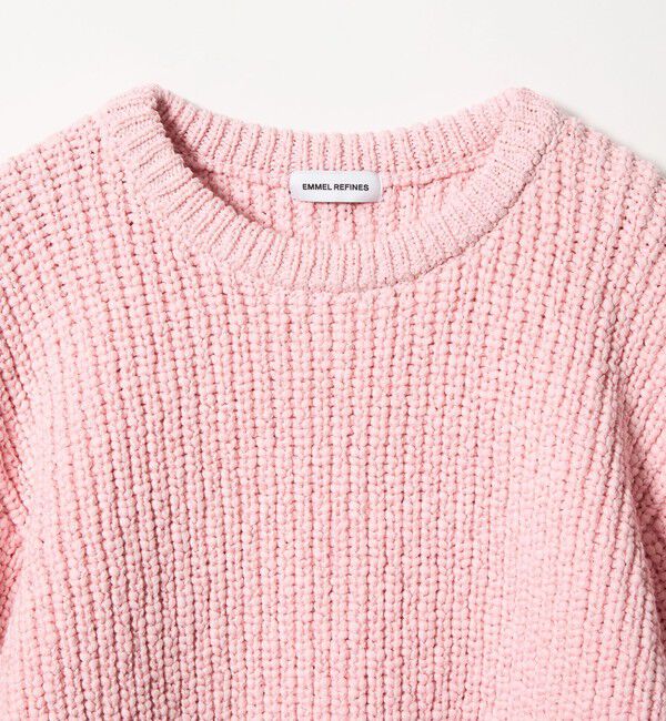 EMMEL REFINES「＜EMMEL REFINES＞EM スラブヤーン カタアゼ ニット プルオーバー」|ニット・セーター|