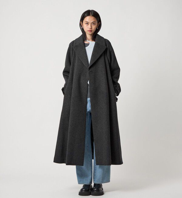 EMMEL REFINES「＜EMMEL REFINES＞EM ベルテッド フレア ロングコート」|その他|
