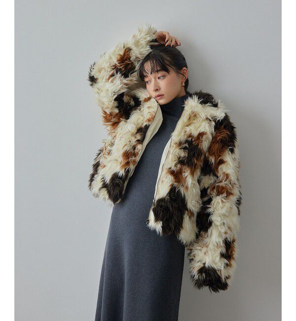 EMMEL REFINES「＜EMMEL REFINES＞EM アニマル フェイクファー ブルゾン」|その他|