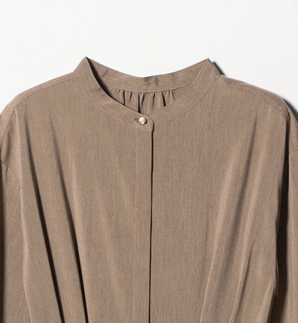 UNITED ARROWS green label relaxing「ウエスト ベルト ロングスリーブ ワンピース マシンウォッシャブル」|ワンピース|