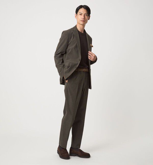 UNITED ARROWS green label relaxing「A+ コーデュロイ スタンダード イージー スラックス -ウォッシャブル・ストレッチ-」|スラックス|