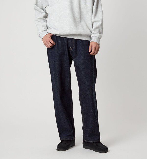 UNITED ARROWS green label relaxing「デニム ワイド テーパード W3 デニムパンツ」|デニム|