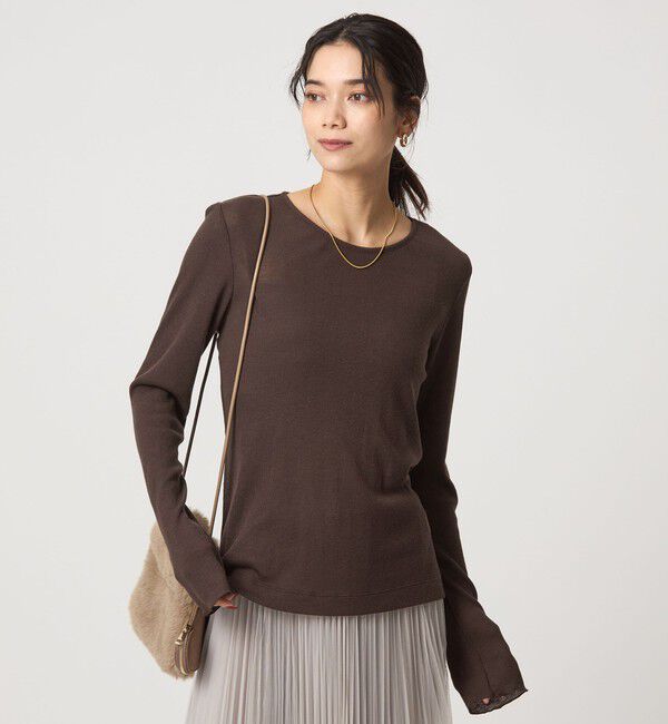 UNITED ARROWS green label relaxing「テレコ クルーネック プルオーバー」|Tシャツ・カットソー|