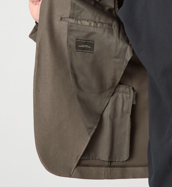 UNITED ARROWS green label relaxing「ピケ コーデュロイ ナロー ジャケット -ストレッチ-」|テーラードジャケット|
