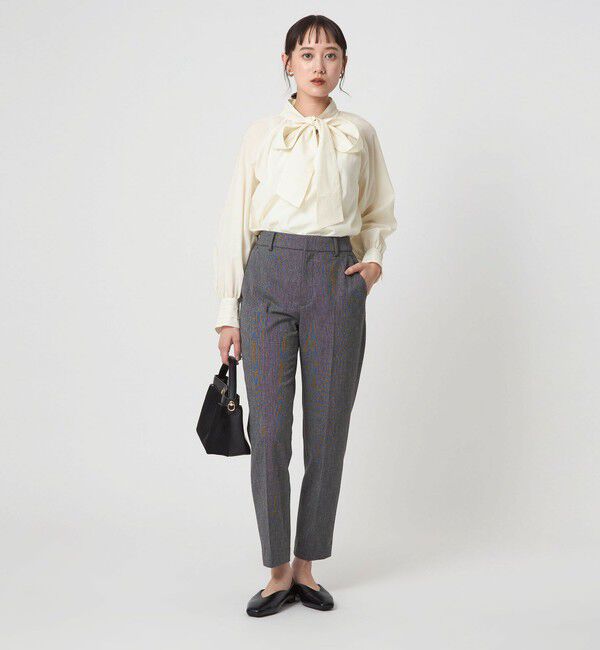 UNITED ARROWS green label relaxing「ボウタイ ギャザー ブラウス」|シャツ・ブラウス|