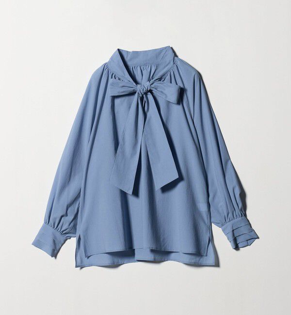 UNITED ARROWS green label relaxing「ボウタイ ギャザー ブラウス」|シャツ・ブラウス|