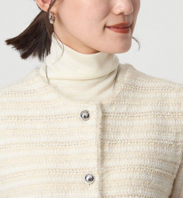 UNITED ARROWS green label relaxing「ミックスツイードライク ニット ジレ ベスト」|ベスト・ジレ|