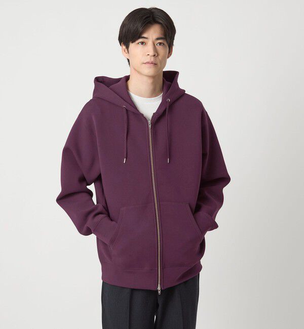 UNITED ARROWS green label relaxing「ダンボール ジップ パーカー フーディー」|パーカー|WINE