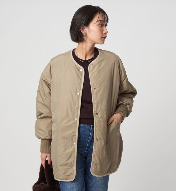 UNITED ARROWS green label relaxing「［size SHORTあり］リバーシブル キルティング ブルゾン ウォッシャブル 撥水」|ブルゾン・スタジャン|