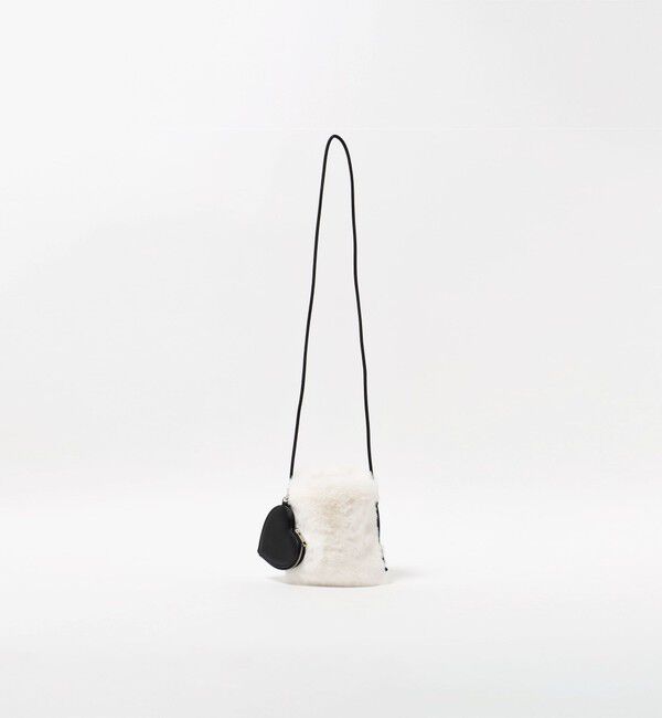 UNITED ARROWS green label relaxing「ファーショルダーバッグ ハートチャーム付き」|ショルダー・メッセンジャー|