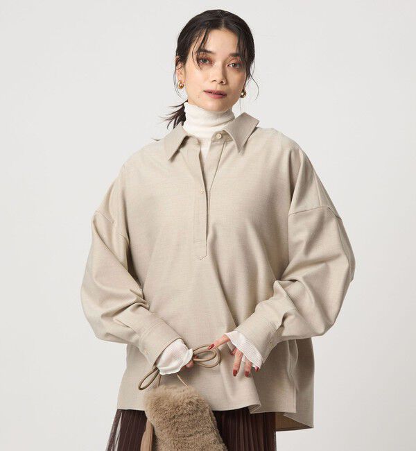 UNITED ARROWS green label relaxing「ウラキモウ シャツ マシンウォッシャブル ストレッチ 帯電防止」|シャツ・ブラウス|