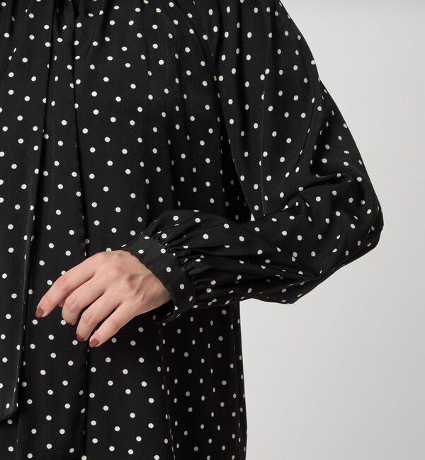 UNITED ARROWS green label relaxing「2WAY ドット ボウタイ ブラウス」|シャツ・ブラウス|