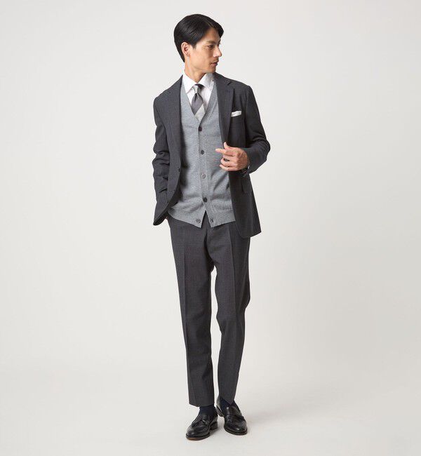 UNITED ARROWS green label relaxing「Super 120's ハイゲージ ニット カーディガン」|カーディガン|