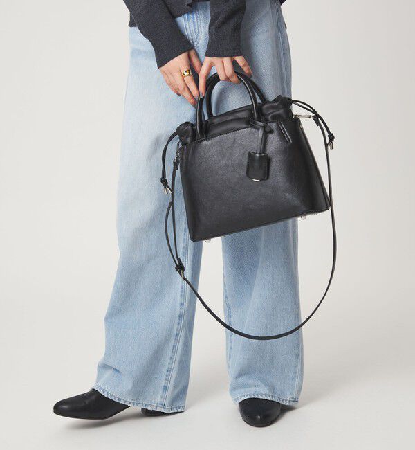 UNITED ARROWS green label relaxing「2WAY コンビ ドロスト トートバッグ」|ショルダー・メッセンジャー|