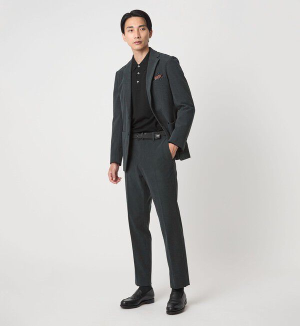 UNITED ARROWS green label relaxing「Super 120's ハイゲージ ニット ポロシャツ」|ニット・セーター|