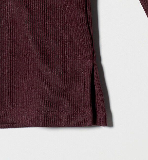 UNITED ARROWS green label relaxing「ブライトリブ スクエアネック ロングスリーブ カットソー 制菌」|Tシャツ・カットソー|