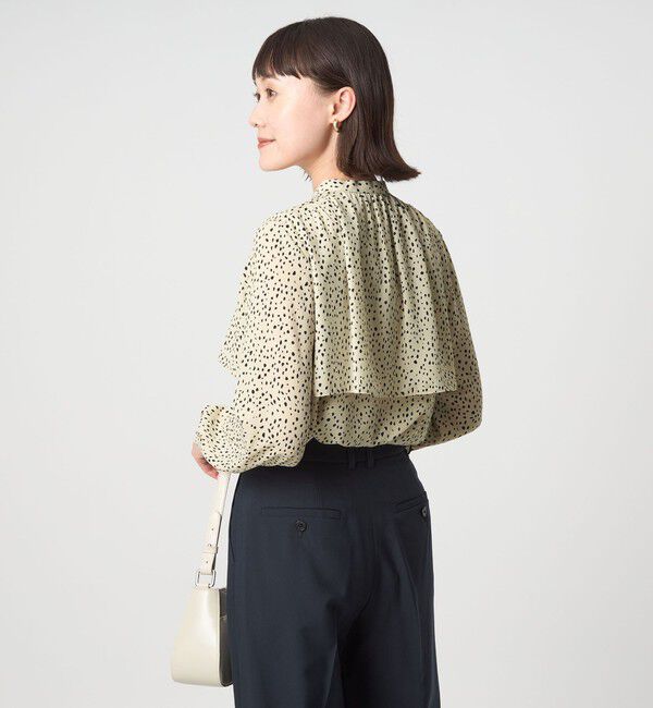 UNITED ARROWS green label relaxing「シアー フロント ヨーク ブラウス マシンウォッシャブル UVカット」|シャツ・ブラウス|