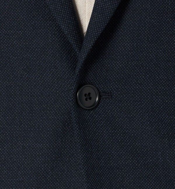 UNITED ARROWS green label relaxing「A+ TWPU バーズアイ 2B スリム ジャケット -ウォッシャブル・ストレッチ-」|テーラードジャケット|