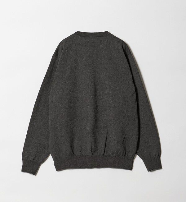 UNITED ARROWS green label relaxing「A+ MOULINE ポリエステル クルーネック ニット -ウォッシャブル-」|ニット・セーター|
