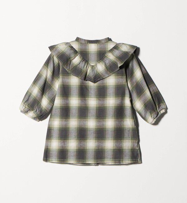 UNITED ARROWS green label relaxing「オンブレチェック ワンピース  / キッズ  100cm-160cm」|ワンピース|