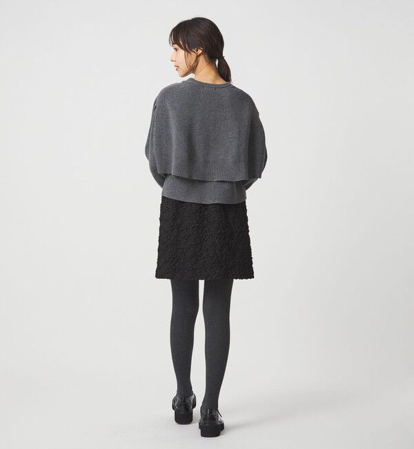 EMMEL REFINES「＜EMMEL REFINES＞EM HW ケープボタン 3WAY ニット」|ニット・セーター|