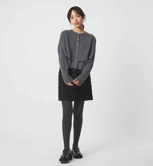 EMMEL REFINES「＜EMMEL REFINES＞EM HW ケープボタン 3WAY ニット」|ニット・セーター|