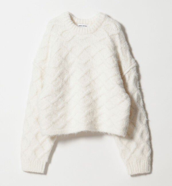 EMMEL REFINES「＜EMMEL REFINES＞EM バックリボン ケーブルニット プルオーバー」|ニット・セーター|