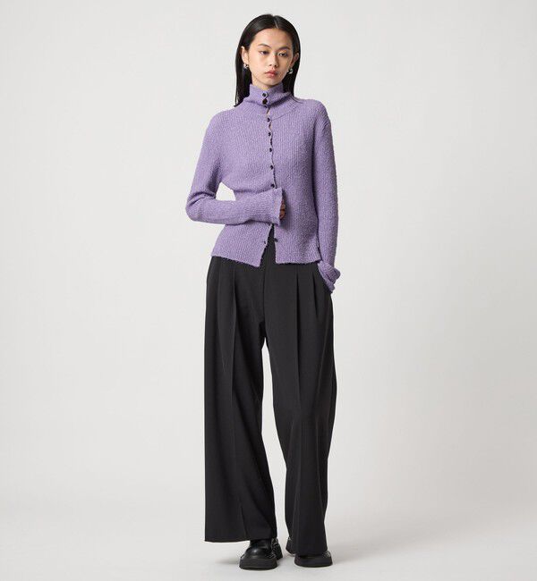 EMMEL REFINES「＜EMMEL REFINES＞EM メランジ 2WAY ニット トップス」|ニット・セーター|