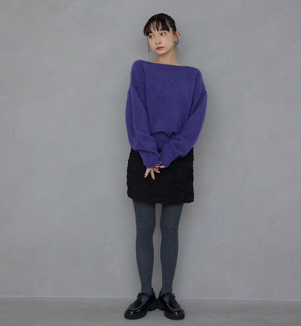 EMMEL REFINES「＜EMMEL REFINES＞EM FOX/W/CA ニットプルオーバー」|ニット・セーター|