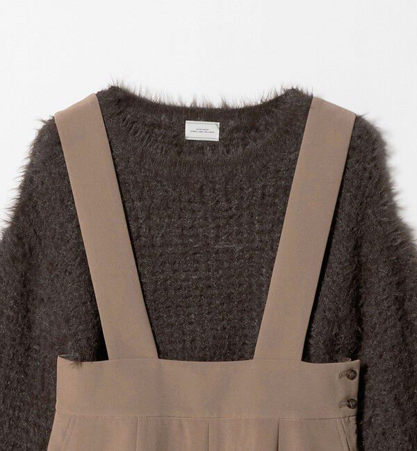 UNITED ARROWS green label relaxing「フェザー ニット プルオーバー &times; ジャンスパースカート セット」|ジャンパースカート|