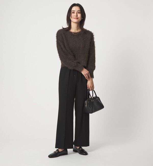 UNITED ARROWS green label relaxing「フェザー ニット プルオーバー &times; ジャンスパースカート セット」|ジャンパースカート|