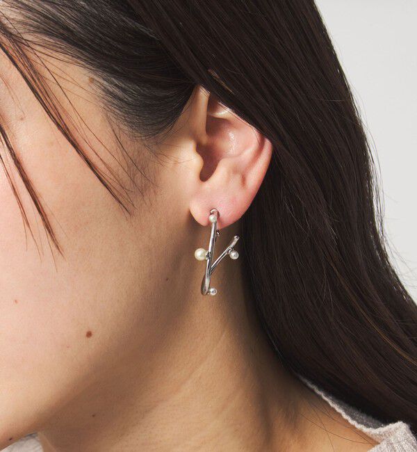 UNITED ARROWS green label relaxing「ドロップフープ イヤリング」|イヤリング|