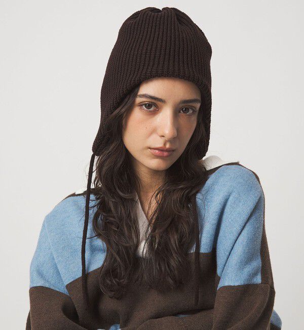 UNITED ARROWS green label relaxing「【別注】＜INFIELDER DESIGN＞ビーニー / ニットキャップ」|キャップ・キャスケット|DK.BROWN