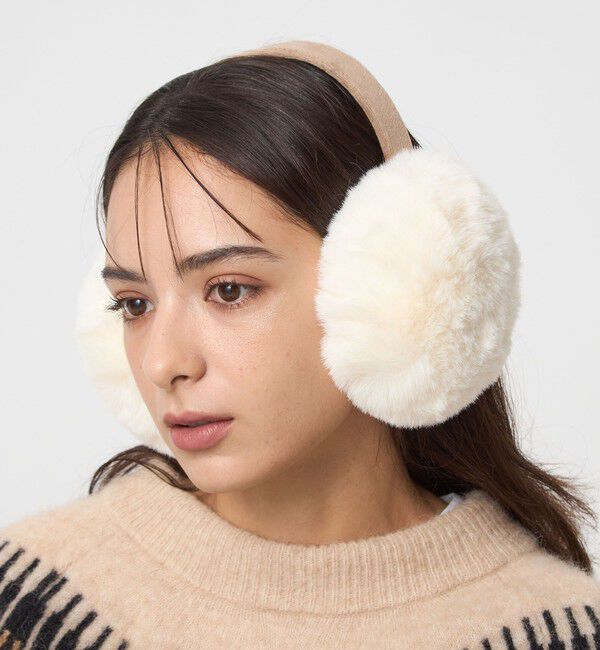 UNITED ARROWS green label relaxing「フェイクファー イヤマフ / イヤーマフ」|キャップ・キャスケット|