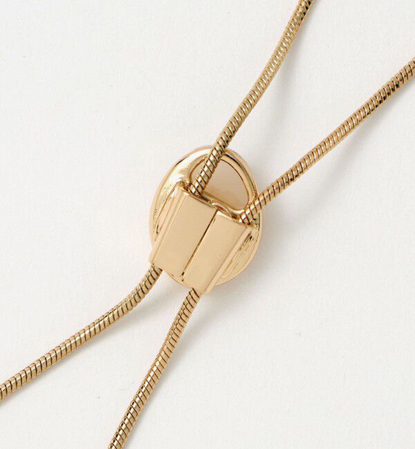 UNITED ARROWS green label relaxing「オーバルカラー スライド Yネックレス」|ネックレス|