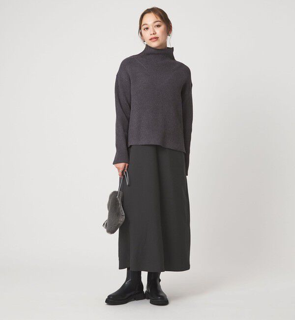 UNITED ARROWS green label relaxing「タートルネック ニット &times; キャミソールワンピース セット」|ワンピース|