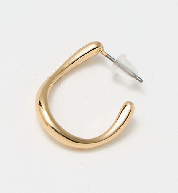 UNITED ARROWS green label relaxing「ドロップフープ ウェーブ ピアス」|ピアス|