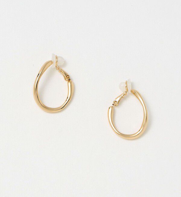 UNITED ARROWS green label relaxing「ドロップフープ ウェーブ イヤリング」|イヤリング|